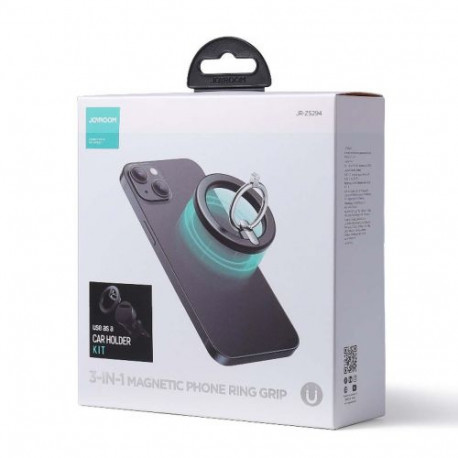 Joyroom Car Moun Magnetict Multifuctional Kit for Air Outlet (Car Holder, Magnetic Ring, Magnetic Ca