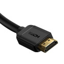 Baseus Video Cable High definition Series HDMI To HDMI 4K 60 Hz, 3D HDR, 18 Gbps, 1m Black (CAKGQ-A0