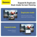 Baseus Video Cable High definition Series HDMI To HDMI 4K 60 Hz, 3D HDR, 18 Gbps, 1m Black (CAKGQ-A0