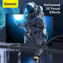 Baseus Video Cable High definition Series HDMI To HDMI 4K 60 Hz, 3D HDR, 18 Gbps, 1m Black (CAKGQ-A0