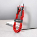 Baseus Type-C Cafule Cable 3A 0.5m Red + Red (CATKLF-A09)
