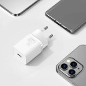 Baseus Travel Charger set Super Si 1C QC (With Simple Wisdom Cable Type-C to Lightning 1m) 20W EU Wh