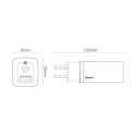 Baseus Travel Charger GaN2 Lite Quick Charger C+U QC 3.0 PD 3.0 65W EU White (CCGAN2L-B02)