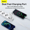 Baseus Travel Charger Compact Quick Charger U+C 20W EU White (CCXJ-B02)