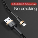 Baseus Lightning Cafule Cable 2A, 3m Gold/Black (CALKLF-RV1)
