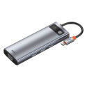 Baseus HUB Metal Gleam Series 9-in-1 Multifunctional (Type-C to 3x USB3.2/PD 100W/VGA Full HD 60Hz/H