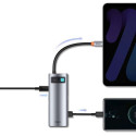 Baseus HUB Metal Gleam series 7-in-1 Multifunctional (Type-C to 2x USB 3.0, PD 100W / HDMI 4K 30Hz /
