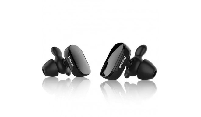 Baseus Earphone Bluetooth Encok W02 TWS Truly Wireless headset Black (NGW02-01)