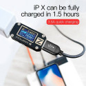 Baseus Cable Three Primary Colors Light/Type-C/Micro Nylon Braid 3.5A 1.2m Black (CAMLT-BSY01)