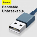 Baseus Cable Superior Series 3-in-1 Fast Charging Data Cable USB to M+L+C 3.5A 1.5m Blue (CAMLTYS-03