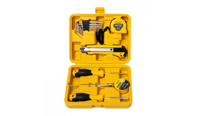 DELI TOOLS household tool Set 11pcs|set Yellow