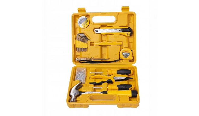 Набор бытовых инструментов DELI TOOLS 18шт|set Yellow