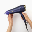 BaByliss Midnight Luxe 2300 hair dryer 2300 W Blue, Gold
