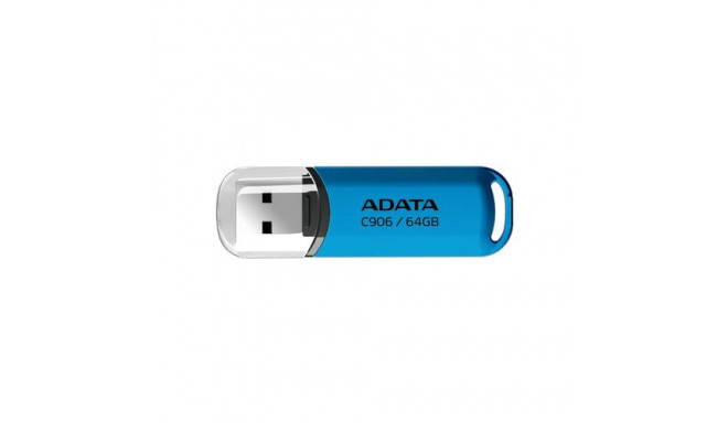 ADATA AC906-64G-RWB USB flash drive 64 GB USB Type-A 2.0 Blue, Transparent