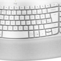 Logitech Wave Keys keyboard RF Wireless + Bluetooth QWERTY Danish, Finnish, Norwegian, Swedish White