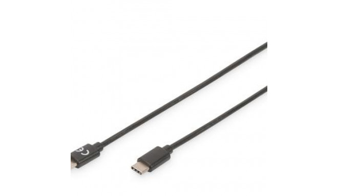 ASSMANN Electronic AK-880908-010-S USB cable 1 m USB 2.0 USB C Black