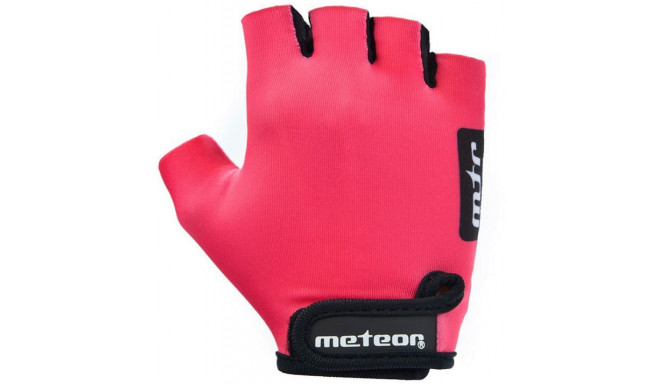 Meteor детские велосипедные перчатки Jr (S), розовый