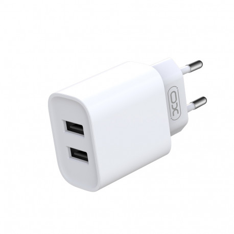 XO wall charger CE02C 2x USB 2,1A white
