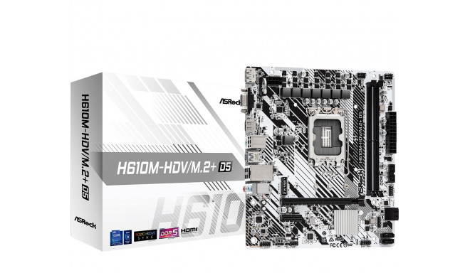 ASRock H610M-HDV/M.2+ D5 motherboard