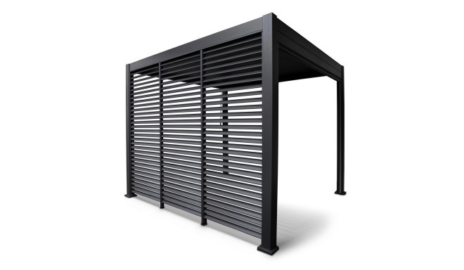Lamellsein varikatusele MIRADOR-111 123,5cm, tumehall