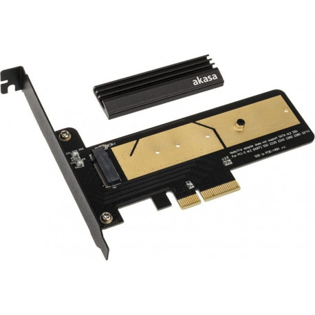 Akasa adapter M.2 X4-lt PCI-E 3.0-le (AK-PCCM2P-02)