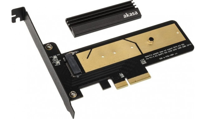 Akasa adapter M.2 X4-lt PCI-E 3.0-le (AK-PCCM2P-02)
