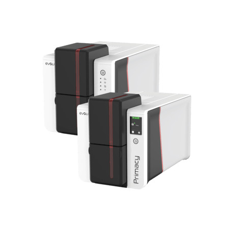 Evolis Primacy 2, single sided, 12 dots/mm (300 dpi), USB, Ethernet, kit (USB), red