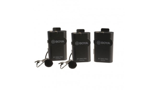 Boya 2.4 GHz Dual Lavalier Microphone Wireless BY-WM4 Pro-K2