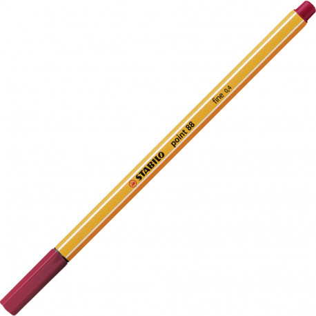 Ink pen STABILO Point 88 red