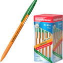 Ballpoint pen ErichKrause® R-301 Orange Stick 0.7, ink color: green (box 50 pcs.)