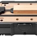 Horizontal pull‑down clamp