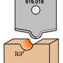 PROFILED KNIFE FOR MDF   RH   (ROUTER BIT 616.200)
