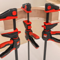 One-handed clamp with rotating handle EZ360 300/80