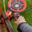 One-handed clamp with rotating handle EZ360-45