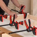 One-handed clamp with rotating handle EZ360-45