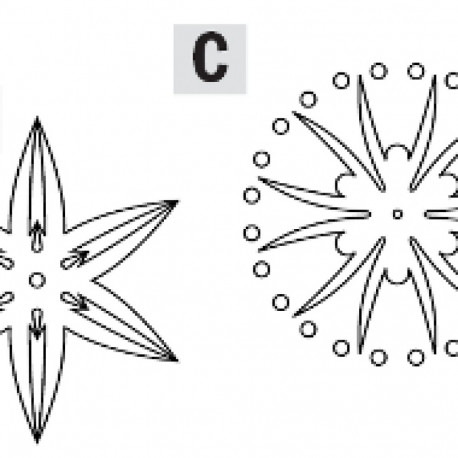 CARVER šabloon ROSETTE 3-7