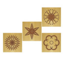 CARVER TEMPLATE ROSETTE 1-5   (A)