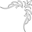 CARVER TEMPLATE CORNER DESIGN ´´FLORENTINE´´