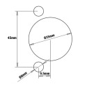 HEAD FOR HINGES 45/9.5 (BLUM) x BORING MACHINES