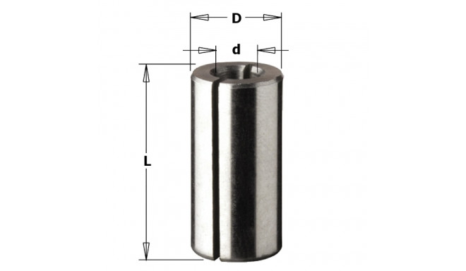 Ülemineku puks d=8 D=9.5 mm L=25