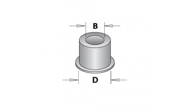 Ülemineku puks laagrile d=4.76 D=8 mm