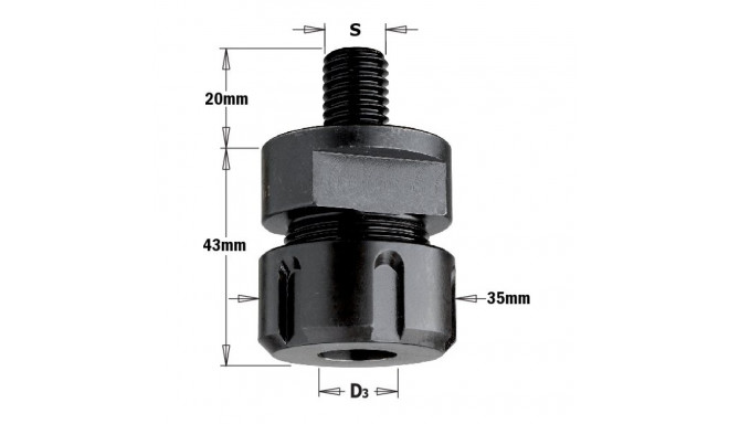 COLLET CHUCK M12x1.75