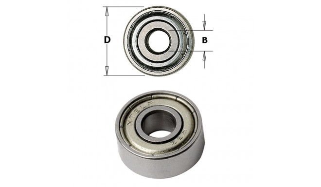 BEARING D=12-28mm