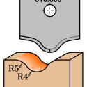 PROFILED KNIFE FOR MDF   RH   (ROUTER BIT 616.200)