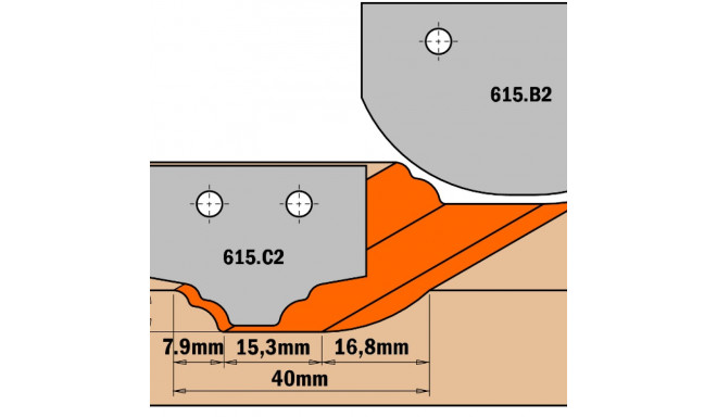 HW KNIFE (PROFILE C1) 35X25X2