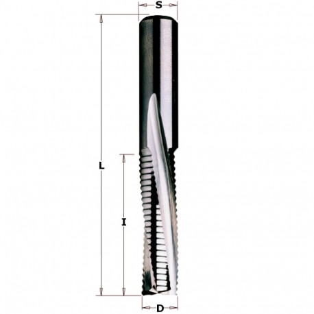 DOWN-CUT SPIRAL BIT SOLID HW D=20X60X120 Z3/R RH