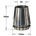 ER40 PRECISION COLLET D=16