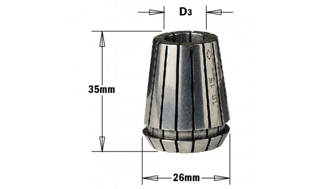 ER25 PRECISION COLLET D=14