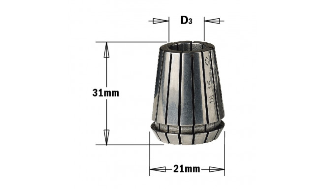 ER20 PRECISION COLLET D=8