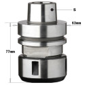 HSK-F63 H78 CHUCK FOR RIGHT-HAND DIN-6388 COLLETS